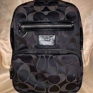 Coach Poppy Daisy Signature Backpack